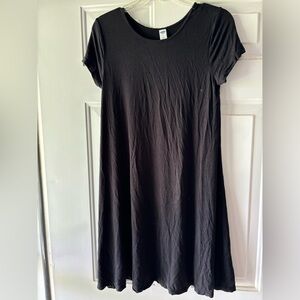 BLACK T SHIRT DRESS